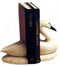 Trumpeter Swan Bookends